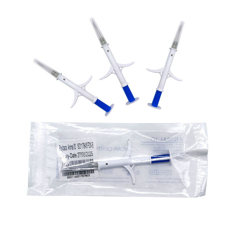EM4305 1.4*8mm Bio Glass Livestock Microchip Low Frequency