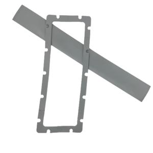 China Extrusion Shaped Die Cutting Custom Silicone Gasket Smooth Surface wholesale