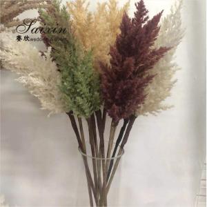 China Wholesale Large fluffy Pampas grass bouquet Artificial flowers for wedding decoration wholesale