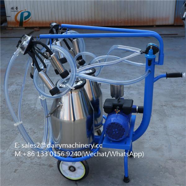 HL-JN07A Transparent Bucket Dry Pump Electric Milking Machine with 1.1Kw Motor