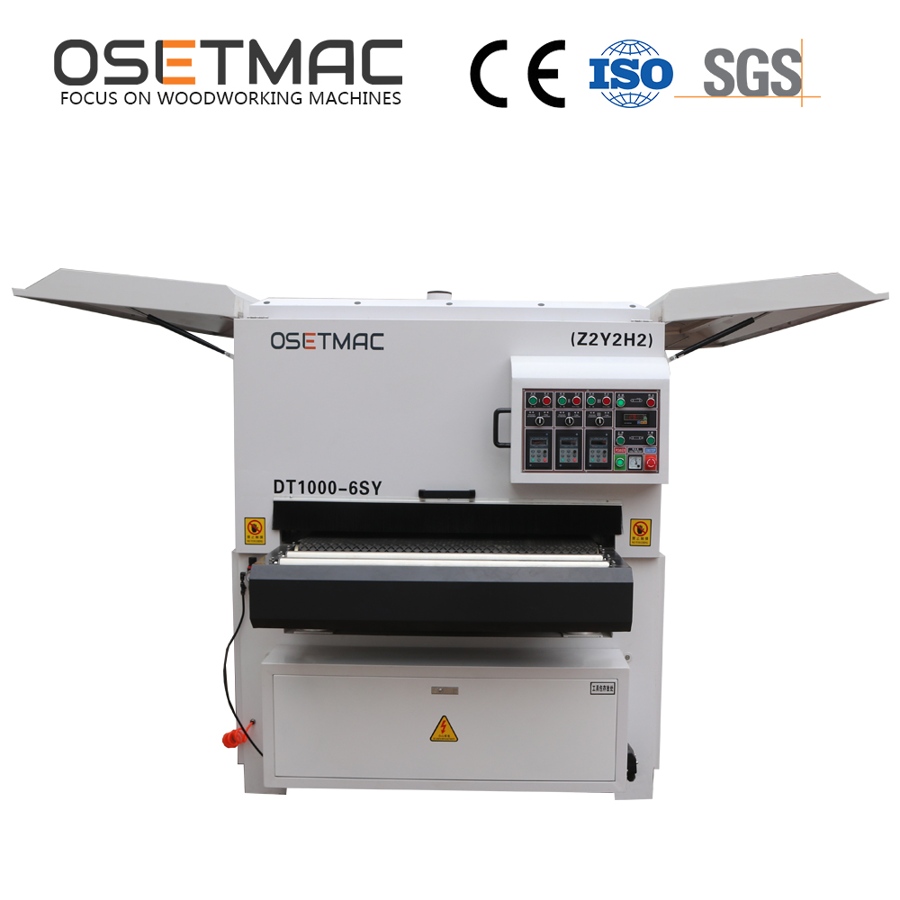 DT1300-6SY OSETMAC Automatic Sander for MDF Plywood Solid Wood Woodworking Brush Sanding