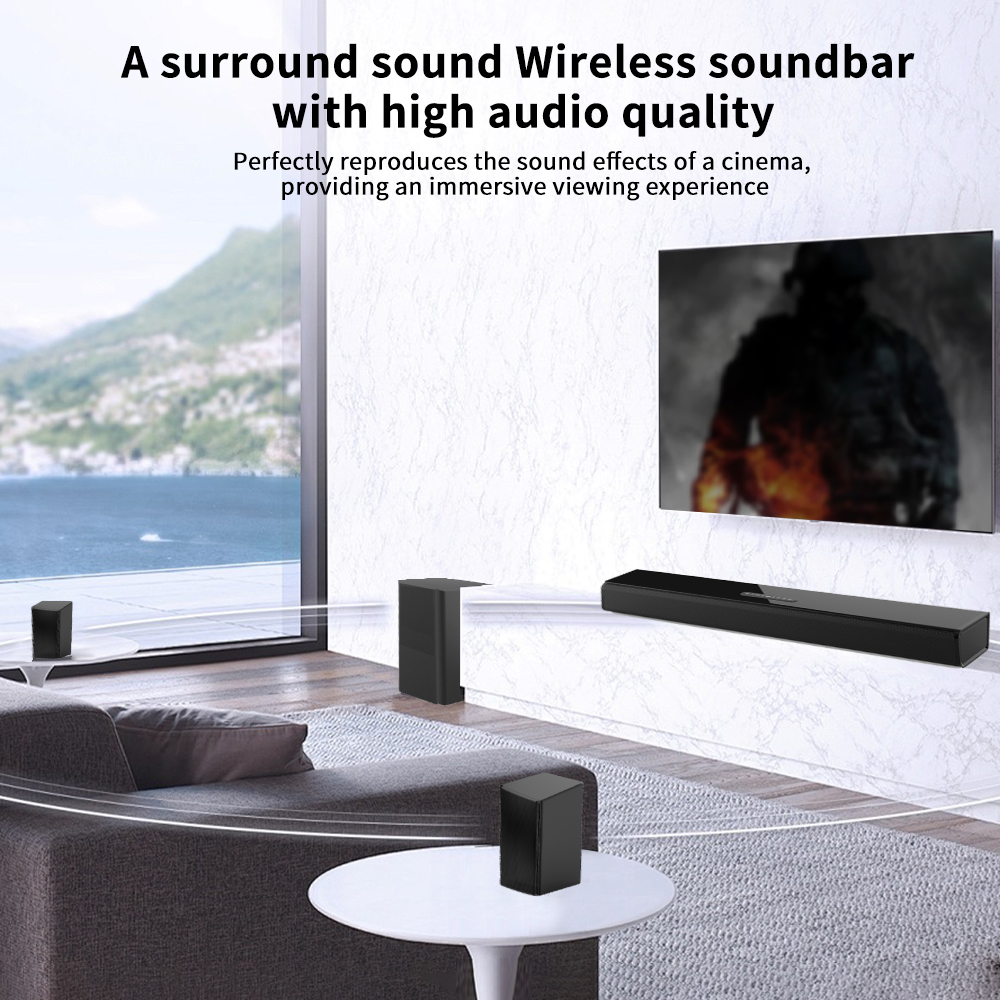 Outstanding 5.1CH Blue Tooth Speaker System Excellent for Home Theater and TV Gaming