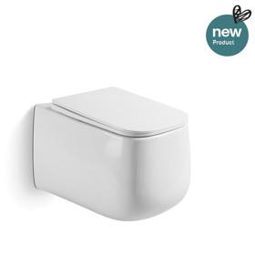 China Bathroom Wall Hung Ceramic Sanitary Toilet With UF Toilet Seat wholesale
