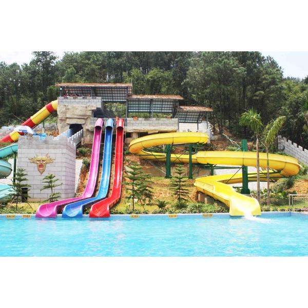 Commercial Adult Plastic Water Slide for Combinantion Waterpark Product
