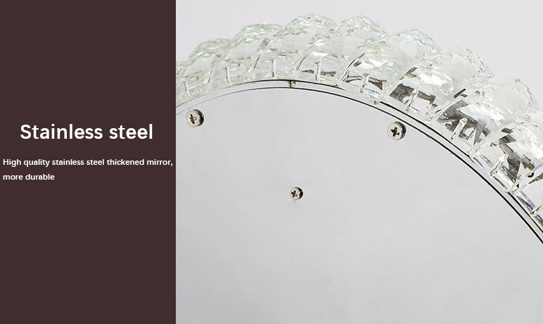 Heart Crystal Vanity Mirror Led Magnifying Mirror ODM