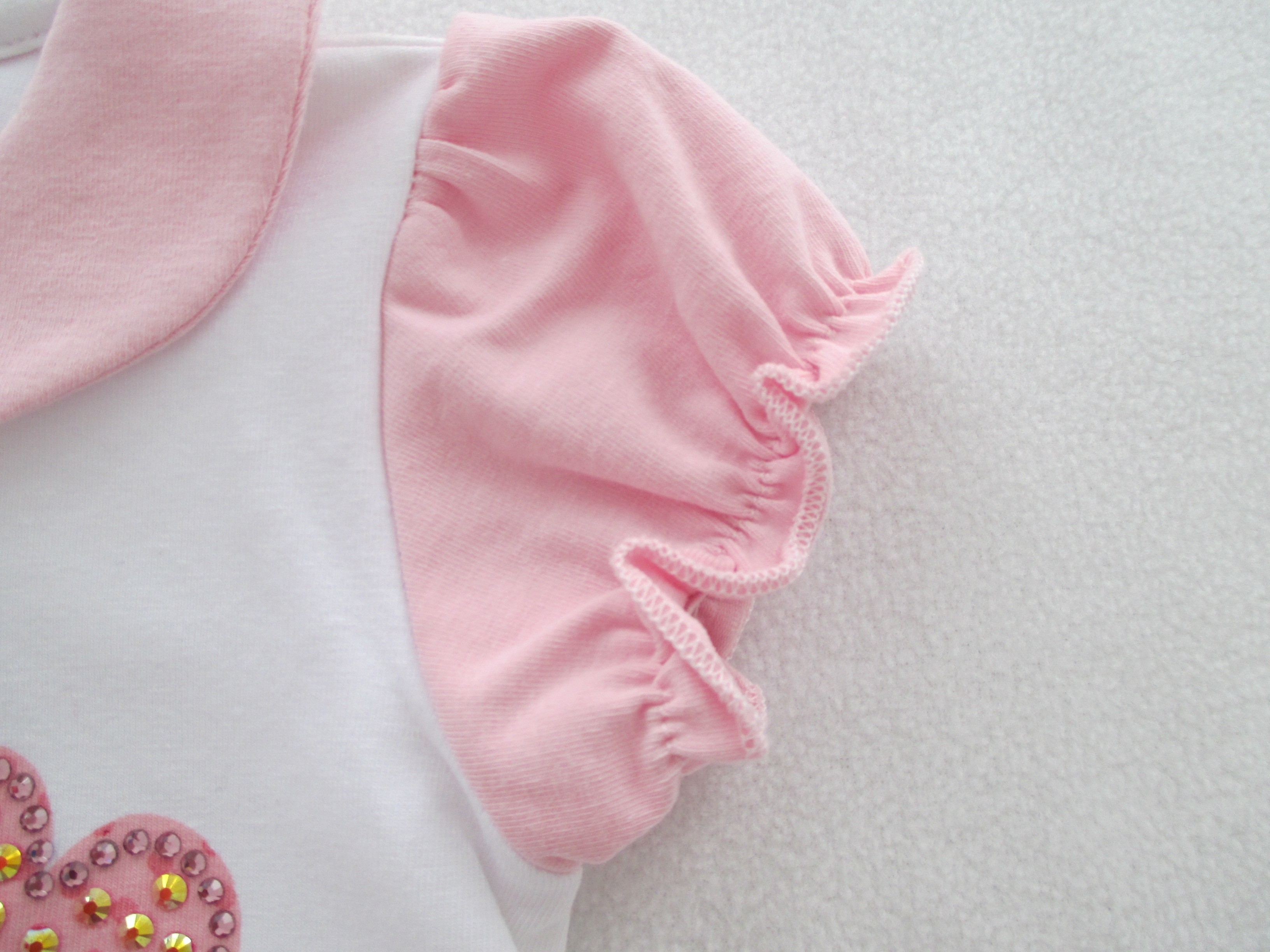 Peterpan Collar Baby Footed Rompers Cotton Spandex Jersey Romper Baby For Summer