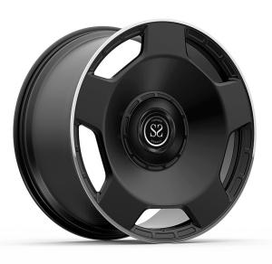China Matt Black Custom Monoblock Rims 22&quot; 5x130 Aluminum Alloy For Benz G63 wholesale