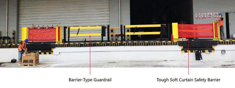 Tough Soft Curtain Safety Barrier Warehouse Gate Anti-Collision Guard