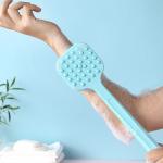 Sustainable Long Handle Silicone Exfoliate Back Brush For Shower