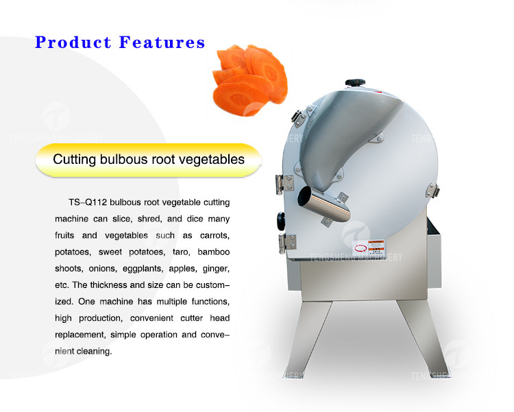 Steric Circle Knife Set Vegetable Processing Machine Potato Cutting Input Funnel