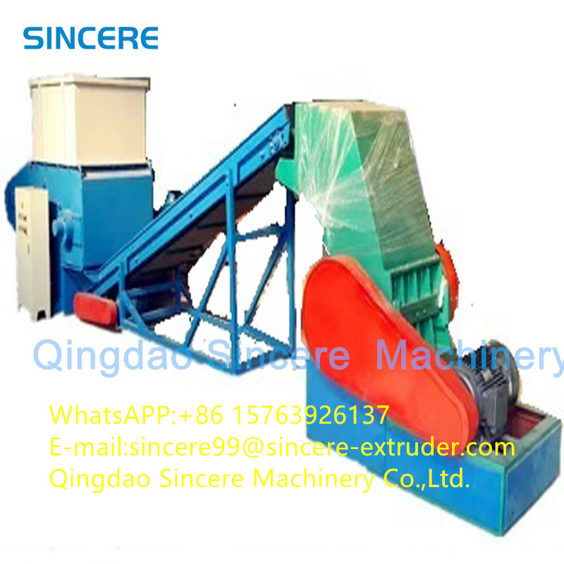 300kg/H Plastic Waste Pipe / Film / Bottle Recycled Pelletizing Machinery