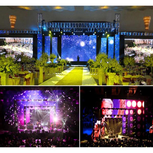 P3.91 Stage Rental Led Display 350w HD LED Screen Cabinet Size 500*500mm