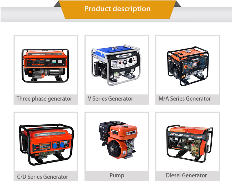 Strong and powerful Portable Gasoline Generator 2000W Petrol/Gasoline Generator