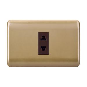 China Electric 1 Gang Socket South American Standard Good Electrical Conductivity wholesale