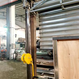 China Industrial / Commercial Manual Rolling Shutters Doors Wire Rope Operation wholesale