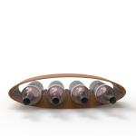 Displaying Wooden Wine Racks Countertop Wine Bottle Holder Stand