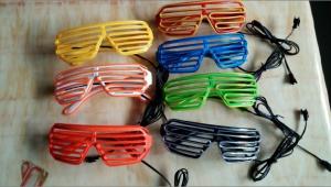 China Shutter Shade El Wire Glasses wholesale