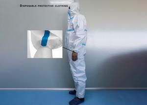 China Fire Retardant Hooded Type 5 Disposable Protective Coverall wholesale