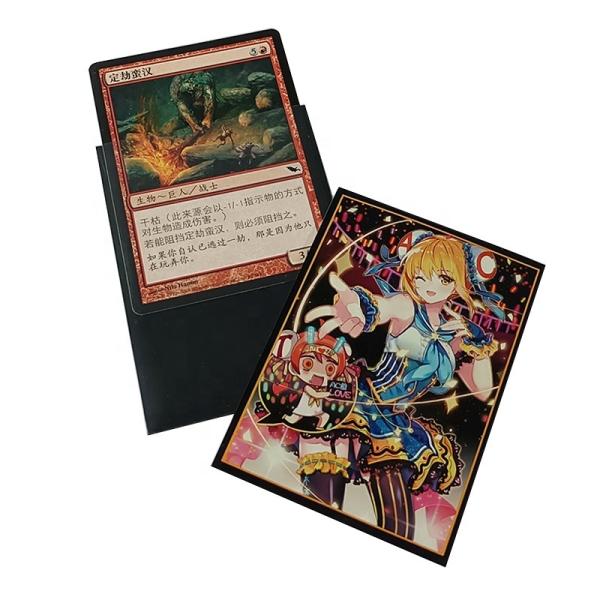 Card Sleeve Manufacturer Custom MTG Game Plastic Trading Card Sleeves Anime Card