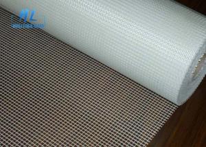 China 5*5MM Fiberglass Mesh Net High Temperature Resistant White Color wholesale