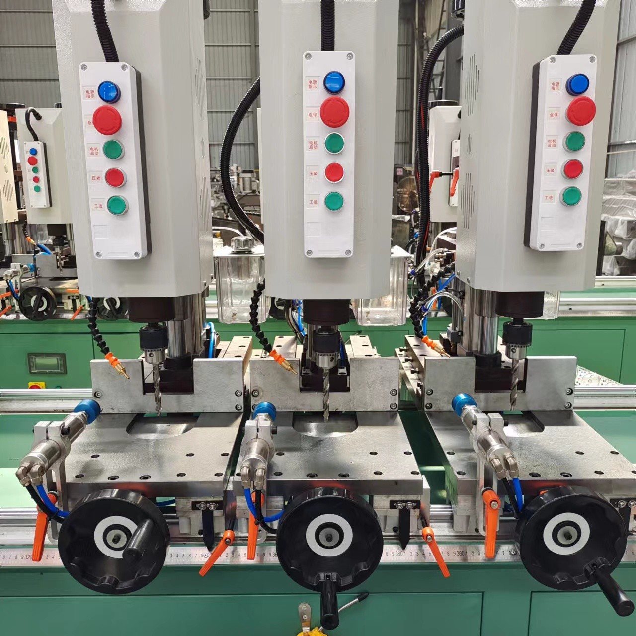 Aluminum Copy Router Machine Multi Head Combined Drilling Machine