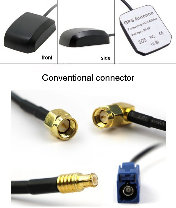 LTE Combined Magnet GPS Active Signal Amplifier for Smart Anti-Jamming L5 L2 Beidou Glonass GPS Antenna