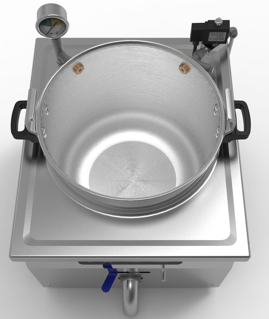 Digital Panel 16L 3KW 220V/110V Chicken Express Counter Top Pressure Fryer