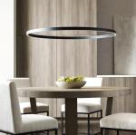 Vsual Comfort Fiama 48 Suspension Brass Crystal Chandelier 700FIA48