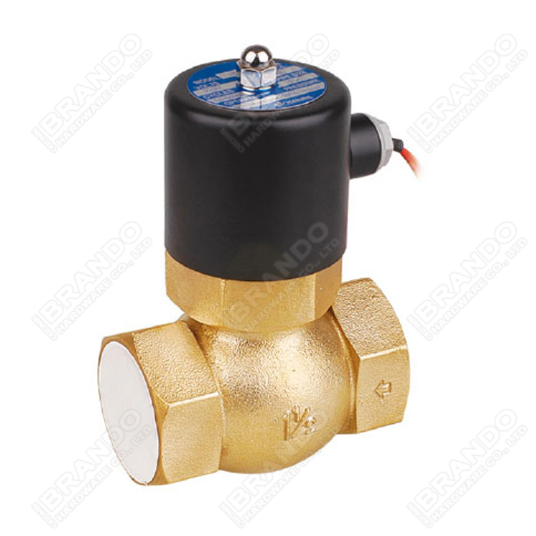 2L-25 1 Inch High Temperature Steam Brass Solenoid Valve 24VDC 220VAC