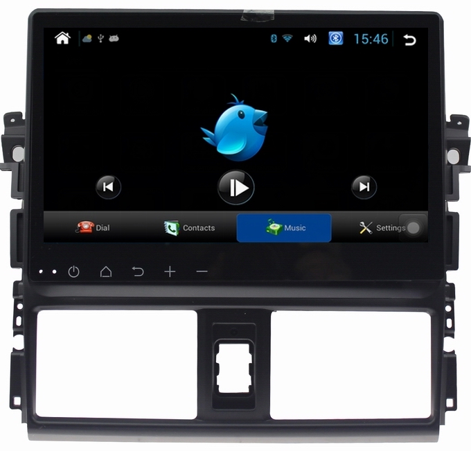 Ouchuangbo Toyota Vios 2014 android 4.2 OS 10.1 inch big screen car dvd radio multimedia navi