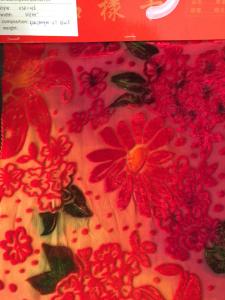 China velvet burn out fabric wholesale