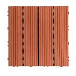 Residential Outdoor Decking Tile Embossed Waterproof Wood Deck Planks