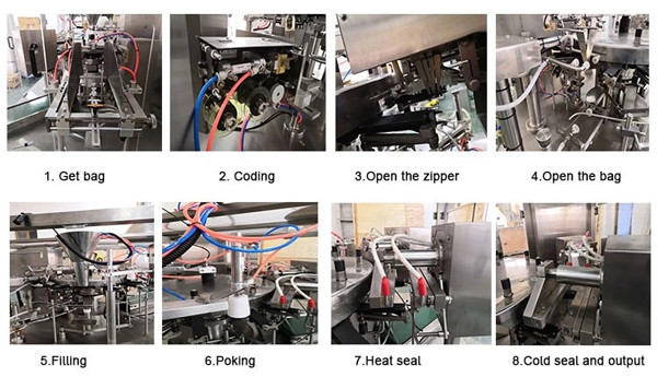 1000g Doypack Food Plastic Bag Packing Machine