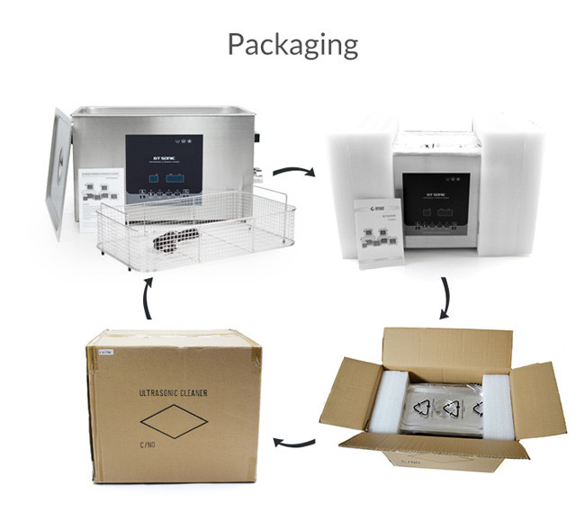 27L Stainless Steel Benchtop Ultrasonic Cleaner Large Capacity For Turbo Car Parts