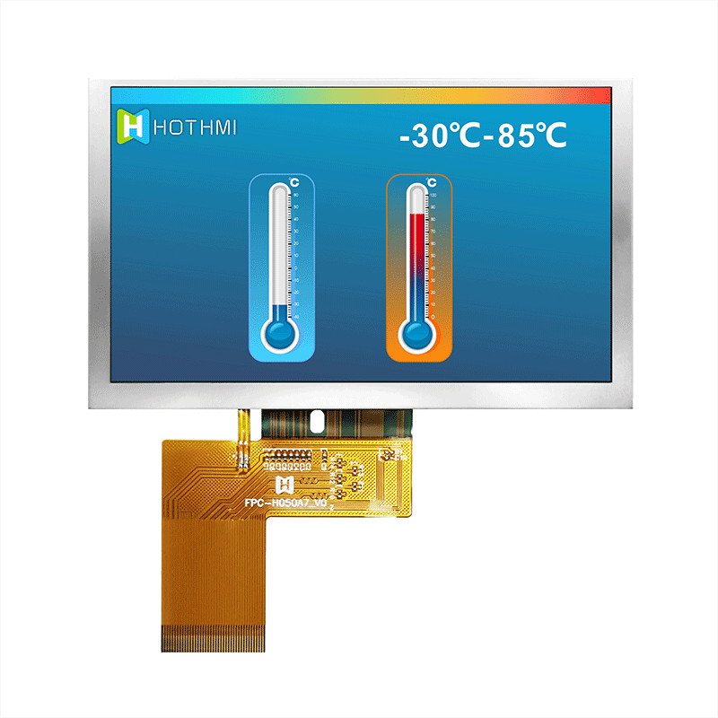 High Brightness Sunlight Readable TFT Display 5 Inch IC ST7262
