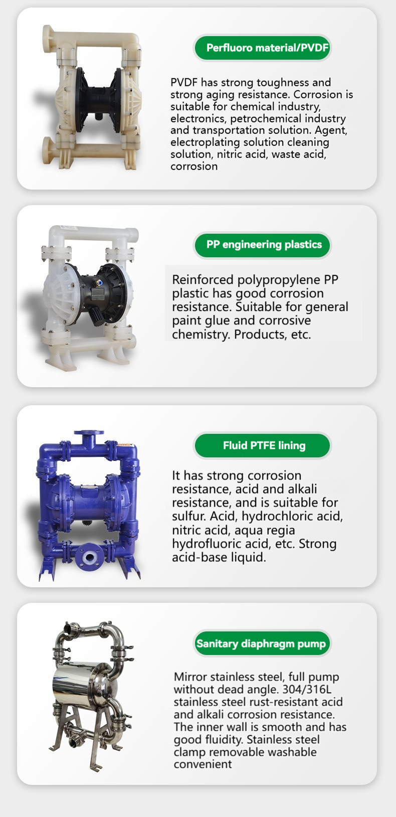 Aluminium Alloy Pneumatic Diaphragm Pump Sewage Impurity Resistant