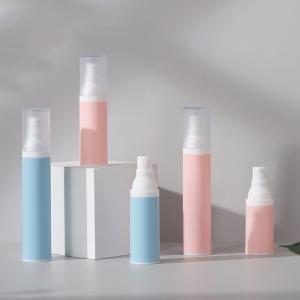 China Cosmetic 30g Airless Spray Bottles Refillable Multicolour wholesale