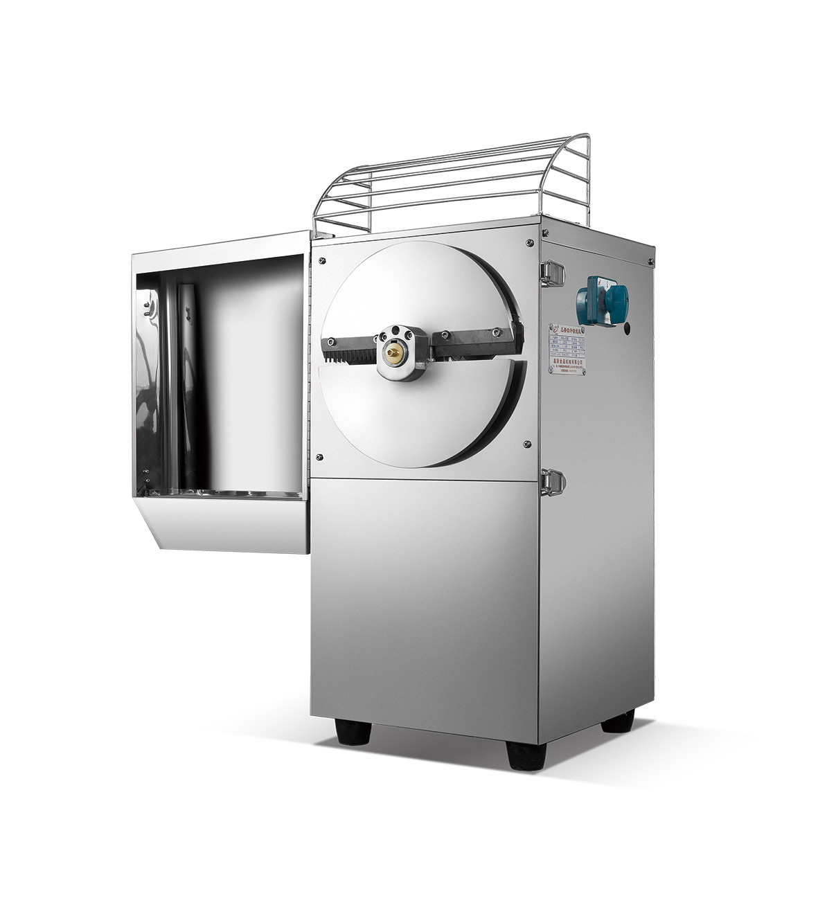 Stainless Steel 400kg/h Commercial Vegetable Shredder Automatic Lemon Slicing Machine