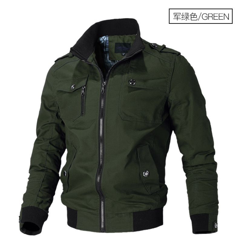 High Quality Mens Pilot Jacket With Fur Lining Plus Thick Wash Outdoor Jackets For Men