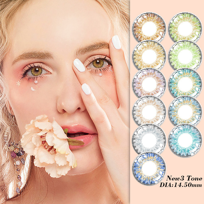 Oem Soft Daily Disposable Contact Lenses Clear Prescription Contacts 14mm