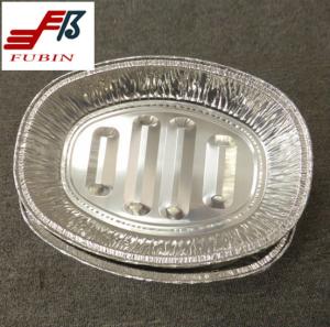 China 99 Aluminium Oval Foil Trays 7800ml Pollution Free wholesale