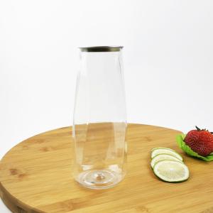China 500ml Plastic Water Bottle, Diamond Shape, Food Safe BPA Free Storage Containers/Juice Bottles for Cereal, Flour, Sugar wholesale
