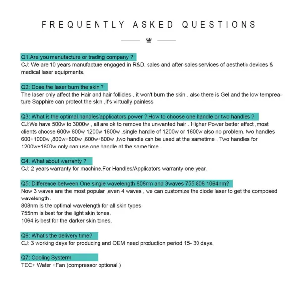 808nm/1064nm/755nm Diode Laser Hair Removal Machine with 600W-2000W Power and 14*38mm² Spot Size for Effective Hair Removal