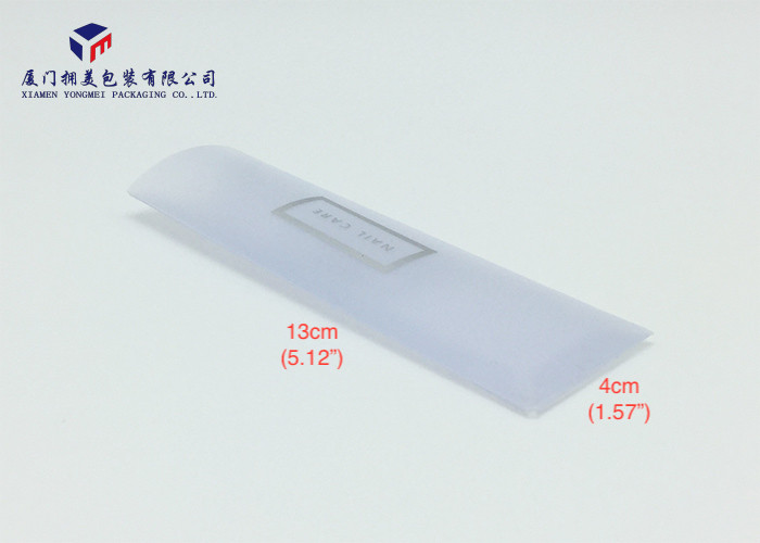 Rigid Matte PVC Small Clear Plastic Packaging Boxes Offset Printing For Nail Care
