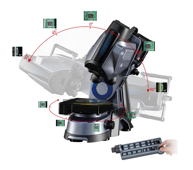 OPTO EDU M20.0910 All In One 3D Industry Fully Motorized Microscope