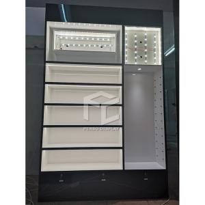 China 20mm MDF Skincare Display Shelves For Cosmetic Shop EPE Cotton Packaging wholesale