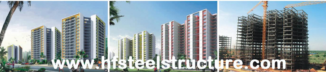 High-rise Steel Building Multi-Storey Steel Building Electric Galvanized And Grinding,Punching,Shot-Blasting