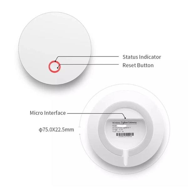 Tuya Zigbee 3.0 Smart Gateway Hub Security Smart Home Bridge