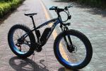26 Inch Electric Snow Bike , Battery Powered Bicycles Max Speed 35KM/H