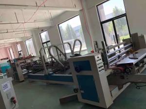China Driven Electric / Pneumatic 380v Box Folder Gluer Machine wholesale